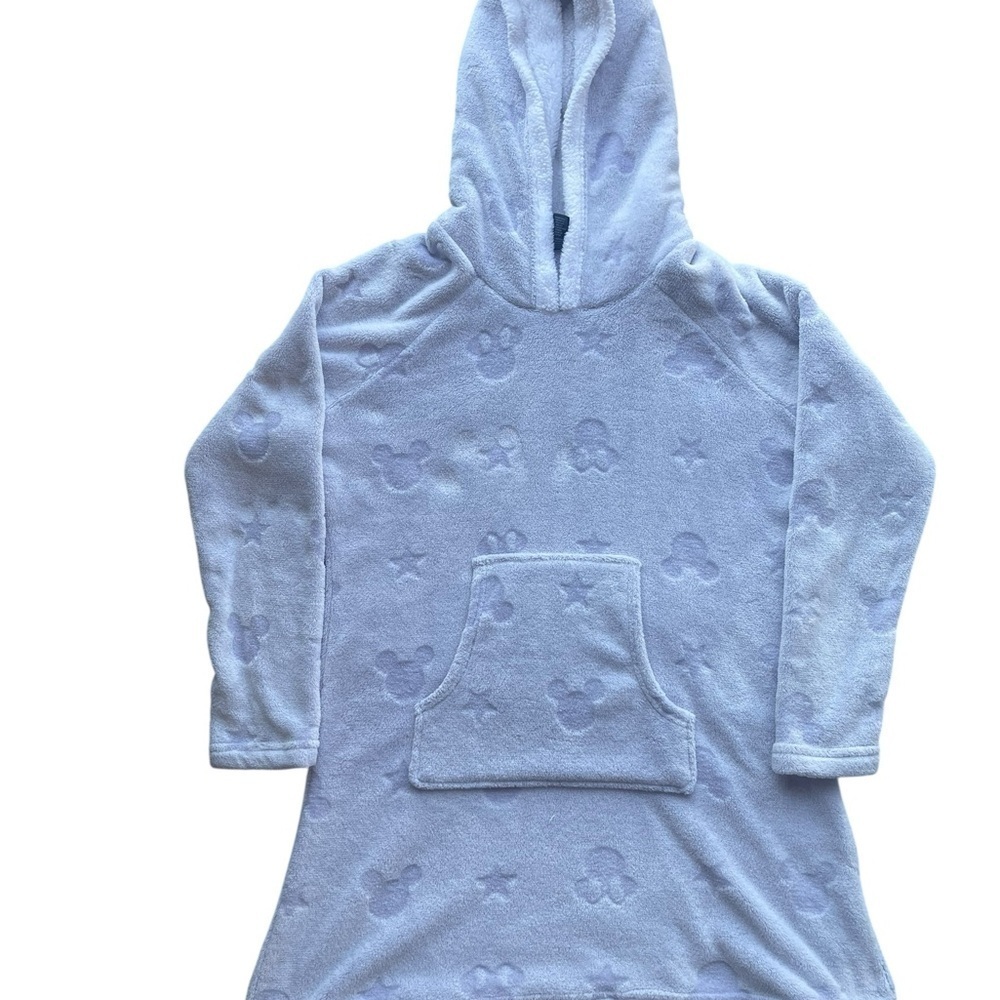 Disney Minnie and Micky Fleece Hoodie with Kangaroo Pocket light lavender - Picture 2 of 5